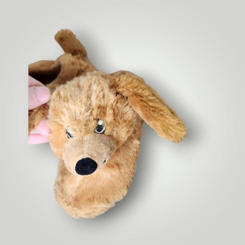 Build A Bear Workshop Puppy Dog Kid Children Slippers Size 12-13